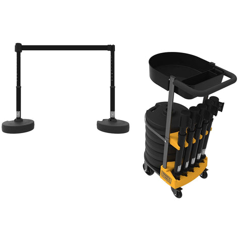 PLUS Cart Package with Tray, Blank Black Banner