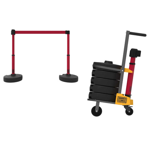 PLUS Cart Package, Blank Red Banner