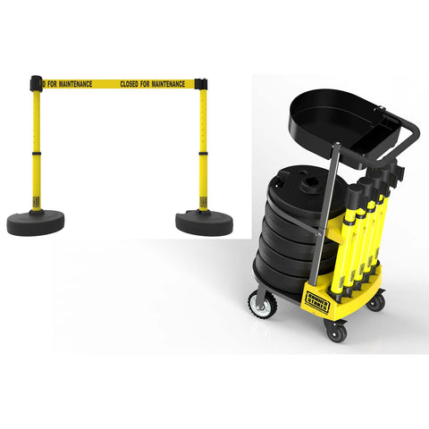 PLUS Cart Package with Tray, Yellow 