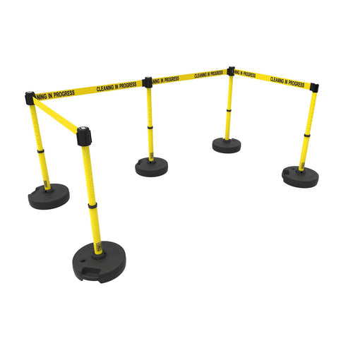 PLUS Barrier Set X5,Yellow 